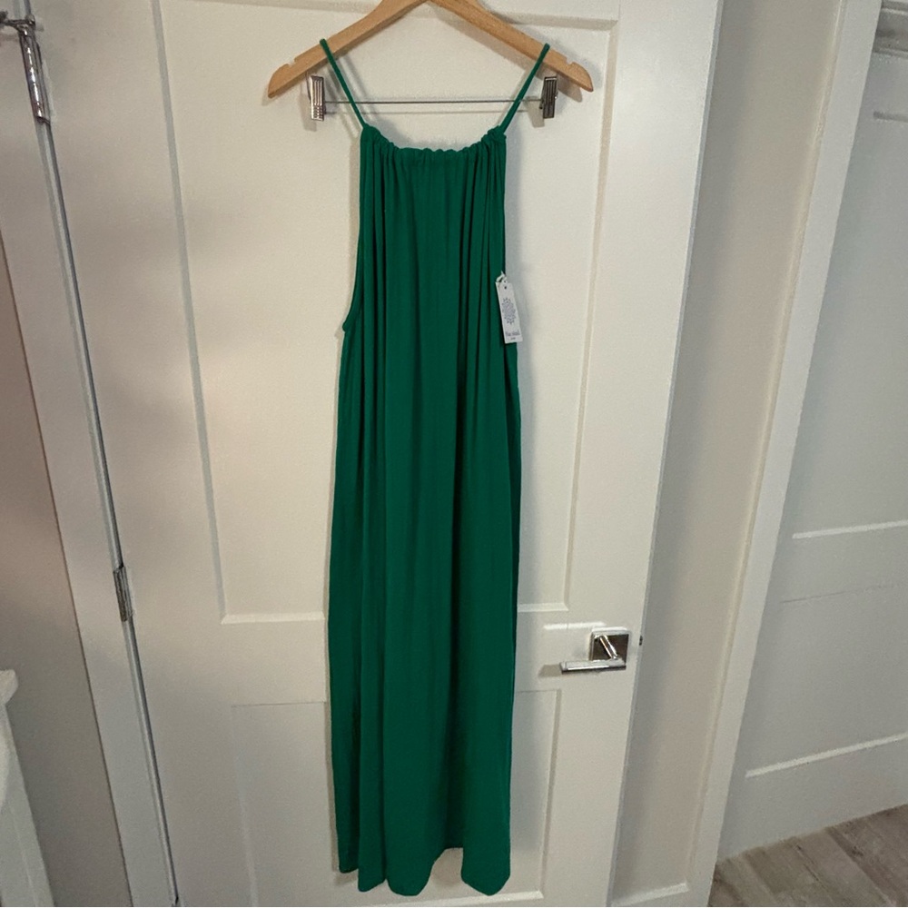 Brand New Blue Island Vibrant Kelly Green Maxi Dress Size Large